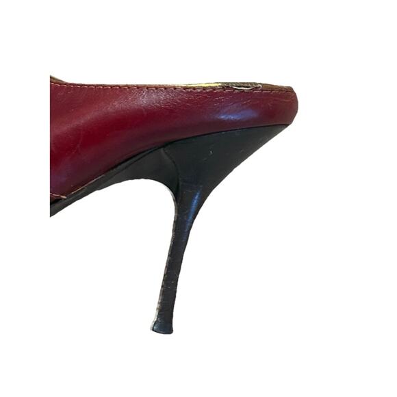 Vintage Rare Vicini Giuseppe Zanotti Mules Heels 7.5 Leather Western Jeweled 90s - Picture 6 of 11